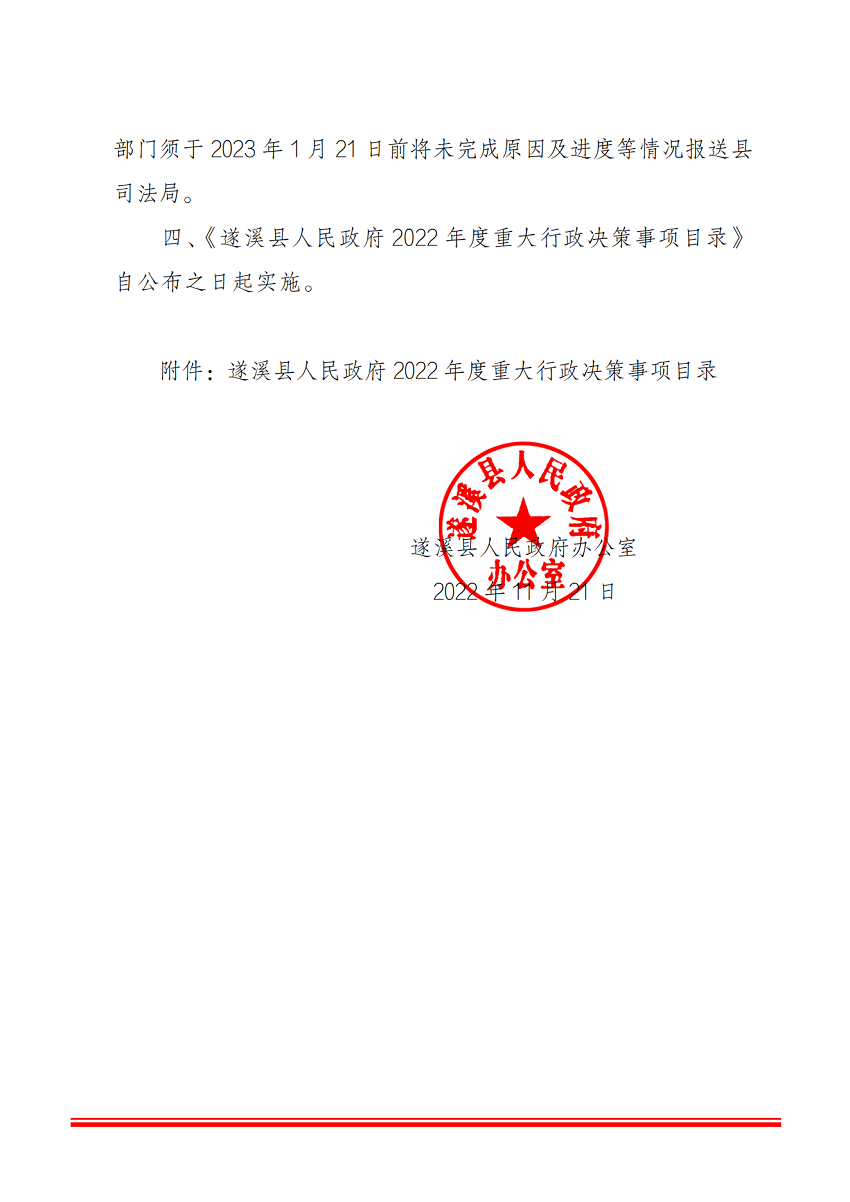 關于公布2022年度重大行政決策事項目錄的通知_01.png